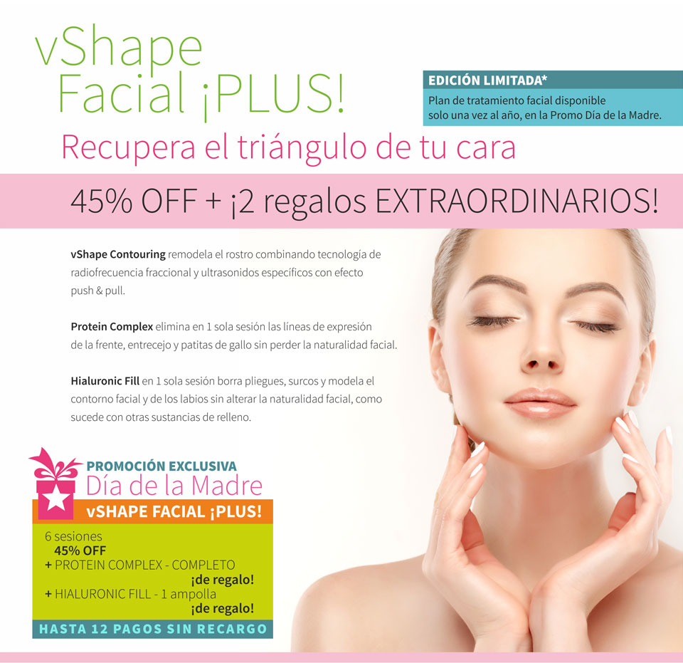 V-SHAPE FACIAL PLUS · Recupera el triángulo de tu cara