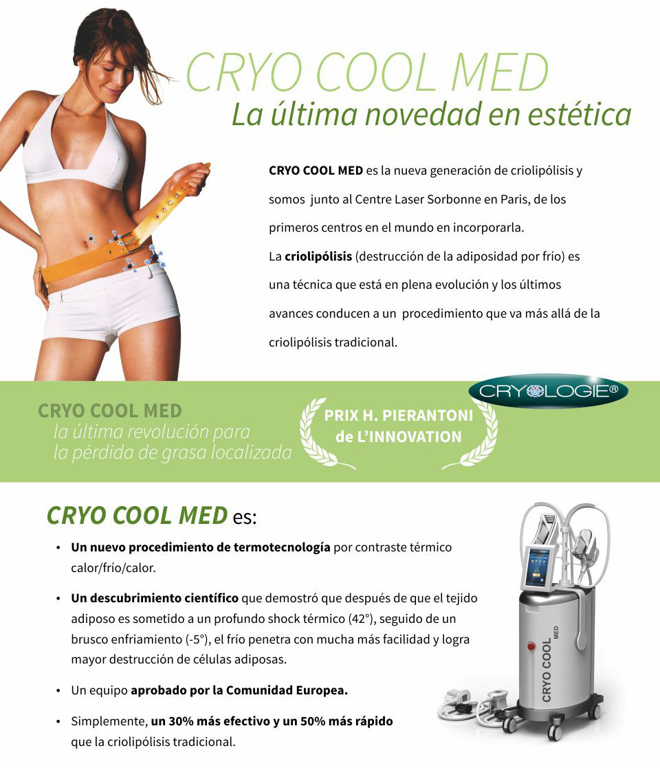 CRYO COOL MED · La última novedad en estética